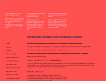 Tablet Screenshot of goedkoopste-overlijdensrisicoverzekering.nl